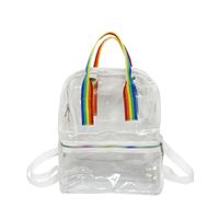 Étanche Couleur Unie Décontractée Sac À Dos Femme sku image 2