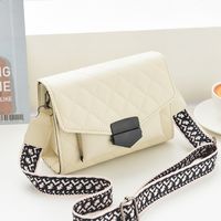 Women's Small All Seasons Pu Leather Solid Color Streetwear Square Flip Cover Shoulder Bag main image 5