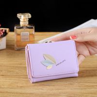 Women's Solid Color Pu Leather Clasp Frame Wallets sku image 5