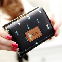 Women's Cartoon Pu Leather Hidden Buckle Wallets sku image 2