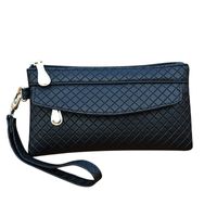 Women's Small All Seasons Pu Leather Solid Color Classic Style Square Zipper Clutch Bag main image 5