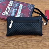 Women's Small All Seasons Pu Leather Solid Color Classic Style Square Zipper Clutch Bag main image 4