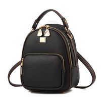 Solid Color Daily Women's Backpack sku image 2