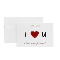 Simple Style Classic Style Heart Shape Paper Daily Festival Card sku image 2