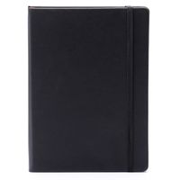 1 Piece Solid Color Learning Imitation Leather Wood-free Paper Business Notebook sku image 3