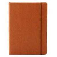 1 Piece Solid Color Learning Imitation Leather Wood-free Paper Business Notebook sku image 5