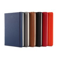 1 Piece Solid Color Learning Imitation Leather Wood-free Paper Business Notebook main image 2