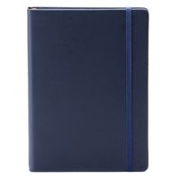 1 Piece Solid Color Learning Imitation Leather Wood-free Paper Business Notebook sku image 1