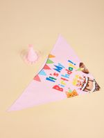 Cute Polyester Birthday Cartoon Letter Pet Scarf Pet Tire main image 5