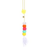 New Hanging Cat Teaser Toy Hanging Door Elastic String Cat Teaser Toy Feather Little Mouse Cat Teaser Self-hi Relieving Stuffy main image 2