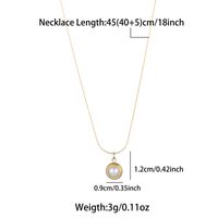 Simple Style Round Stainless Steel Plating 18k Gold Plated Charms main image 5