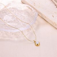 Simple Style Round Stainless Steel Plating 18k Gold Plated Charms main image 3