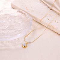 Simple Style Round Stainless Steel Plating 18k Gold Plated Charms main image 4