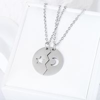 Simple Style Solid Color Stainless Steel Handmade Pendant Necklace main image 5