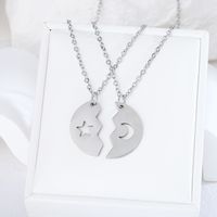 Simple Style Solid Color Stainless Steel Handmade Pendant Necklace main image 4