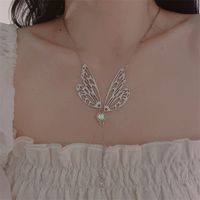 Simple Style Wings Alloy Plating Women's Pendant Necklace main image 10