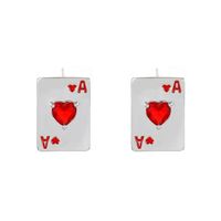 1 Pair Cool Style Heart Shape Plating Inlay Copper Rhinestones Ear Studs sku image 2