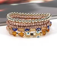 Style Classique Rond Glaçure Colorée Par Perle De Gros Bracelets main image 4
