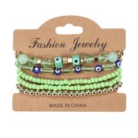 Style Classique Rond Glaçure Colorée Par Perle De Gros Bracelets sku image 3