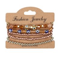 Style Classique Rond Glaçure Colorée Par Perle De Gros Bracelets sku image 4