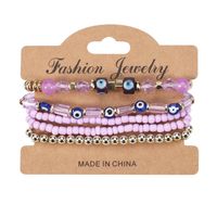 Style Classique Rond Glaçure Colorée Par Perle De Gros Bracelets sku image 6
