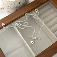 Neuheit Ball Kupfer Messing Überzug Halskette Mit Anhänger main image 3