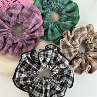 Simple Style Color Block Cloth Hair Tie main image 3