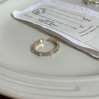 Süß Süss Blume Schmetterling Kupfer Emaille Überzug Offener Ring sku image 5