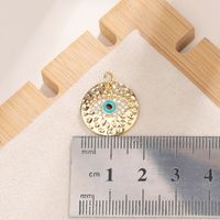 Simple Style Devil's Eye Copper Inlay Rhinestones Jewelry Accessories main image 5