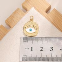 Simple Style Devil's Eye Copper Inlay Rhinestones Jewelry Accessories sku image 5
