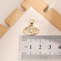 Estilo Simple Ojo Del Diablo Cobre Embutido Diamantes De Imitación Accesorios De Joyería sku image 6