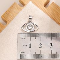 Simple Style Devil's Eye Copper Inlay Rhinestones Jewelry Accessories sku image 7