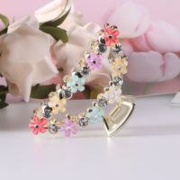 Vintage Style Flower Zinc Alloy Plating Inlay Zircon Hair Claws main image 5