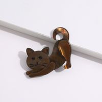 Simple Style Cat Arylic Plating Unisex Brooches sku image 3