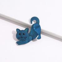 Simple Style Cat Arylic Plating Unisex Brooches sku image 4