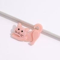 Simple Style Cat Arylic Plating Unisex Brooches sku image 2