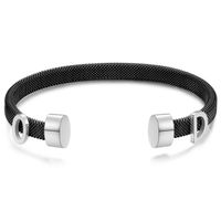 De Gros Style Simple Couleur Unie Acier Inoxydable Placage Bracelet sku image 6