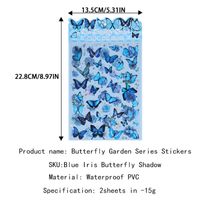 1 Piece Flower Butterfly Learning Pvc Cute Stickers sku image 1