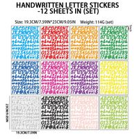 1 Piece Letter Learning Pet Cute Stickers sku image 2