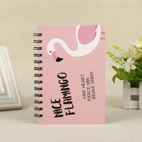 1 Piece Letter Flamingo Class Learning Kraft Paper Cute Notebook sku image 2