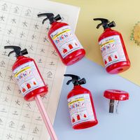 1 Piece Fire Extinguisher Class Learning Plastic Handle Knife Cute Pencil Sharpener main image 4
