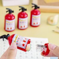 1 Piece Fire Extinguisher Class Learning Plastic Handle Knife Cute Pencil Sharpener main image 1