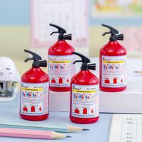 1 Piece Fire Extinguisher Class Learning Plastic Handle Knife Cute Pencil Sharpener main image 2
