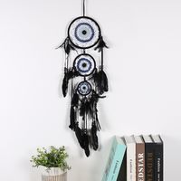 Ethnic Style Dreamcatcher Artificial Feather Iron Pendant Wall Art main image 3