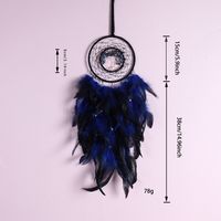 Ethnic Style Dreamcatcher Artificial Feather Iron Pendant Wall Art main image 4