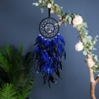Ethnic Style Dreamcatcher Artificial Feather Iron Pendant Wall Art main image 3