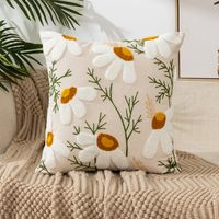 Elegant Flower Canvas Pillow Cases sku image 6