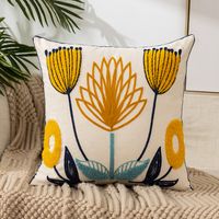 Elegant Flower Canvas Pillow Cases sku image 5
