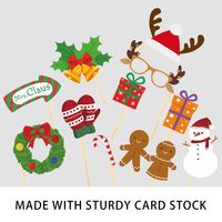 Christmas Cute Streetwear Christmas Hat Christmas Socks Snowman Paper Party Photography Props main image 2
