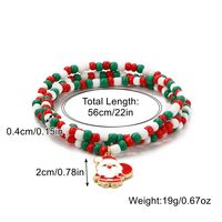 Sweet Santa Claus Arylic Soft Clay Wholesale Bracelets sku image 7